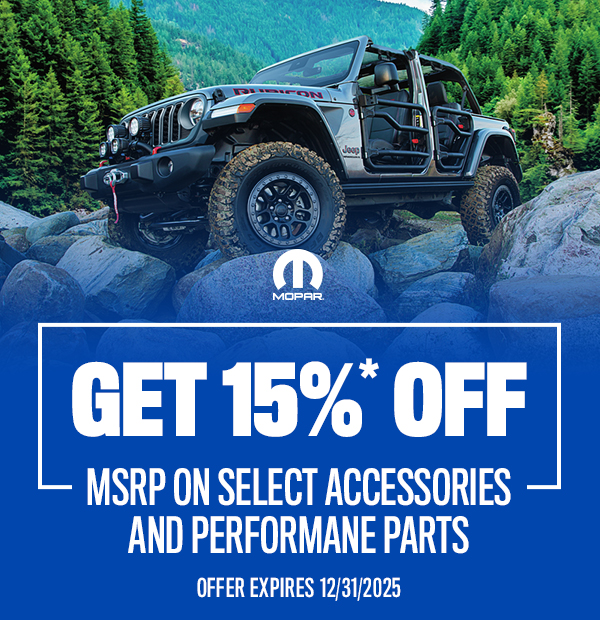 15%* off Accessories