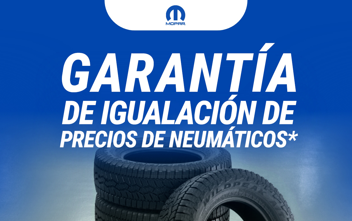 Garantía de igualación de precios de neumáticos*